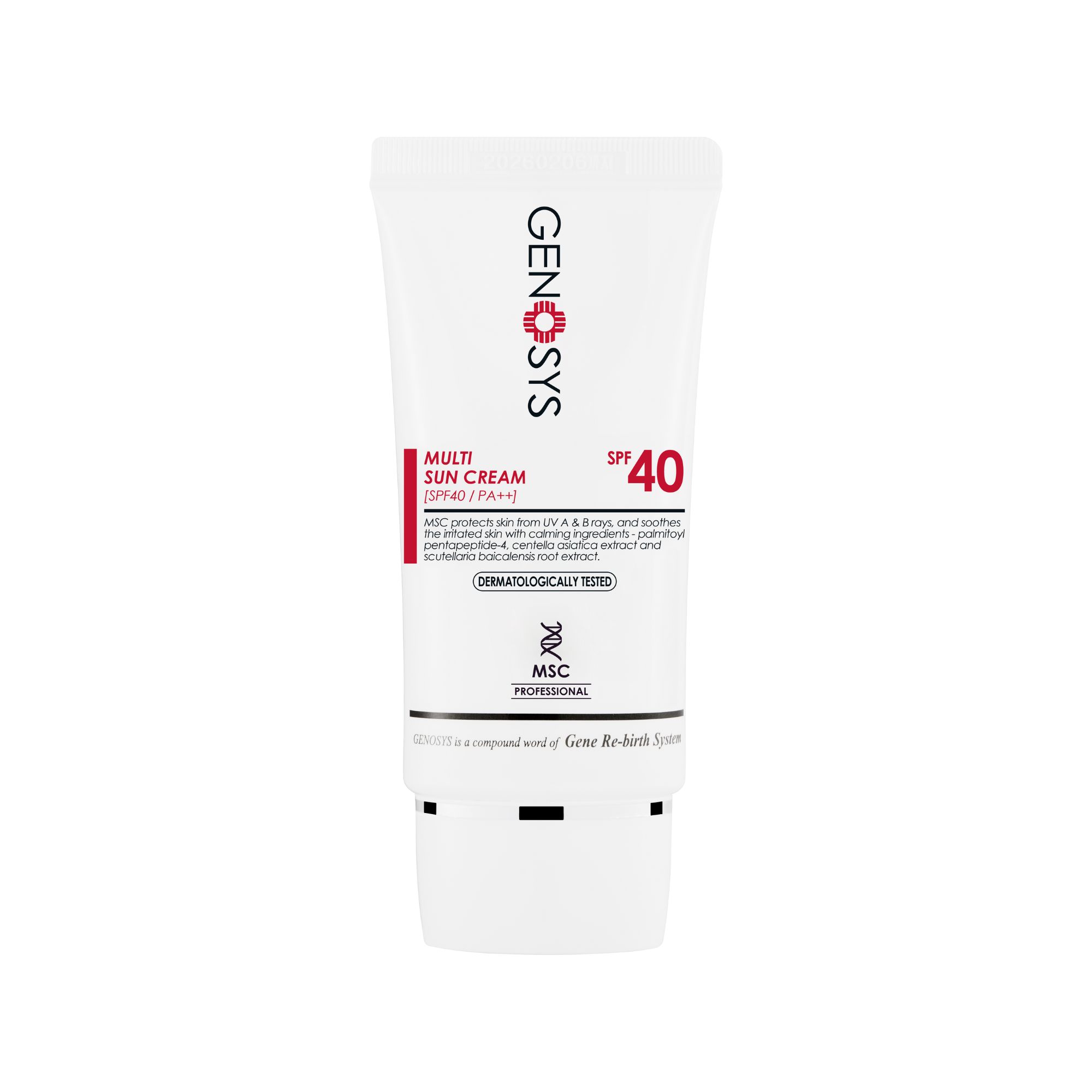 Genosys Multi sun SPF40 Genosys aurinkovoide kasvoille SPF40
