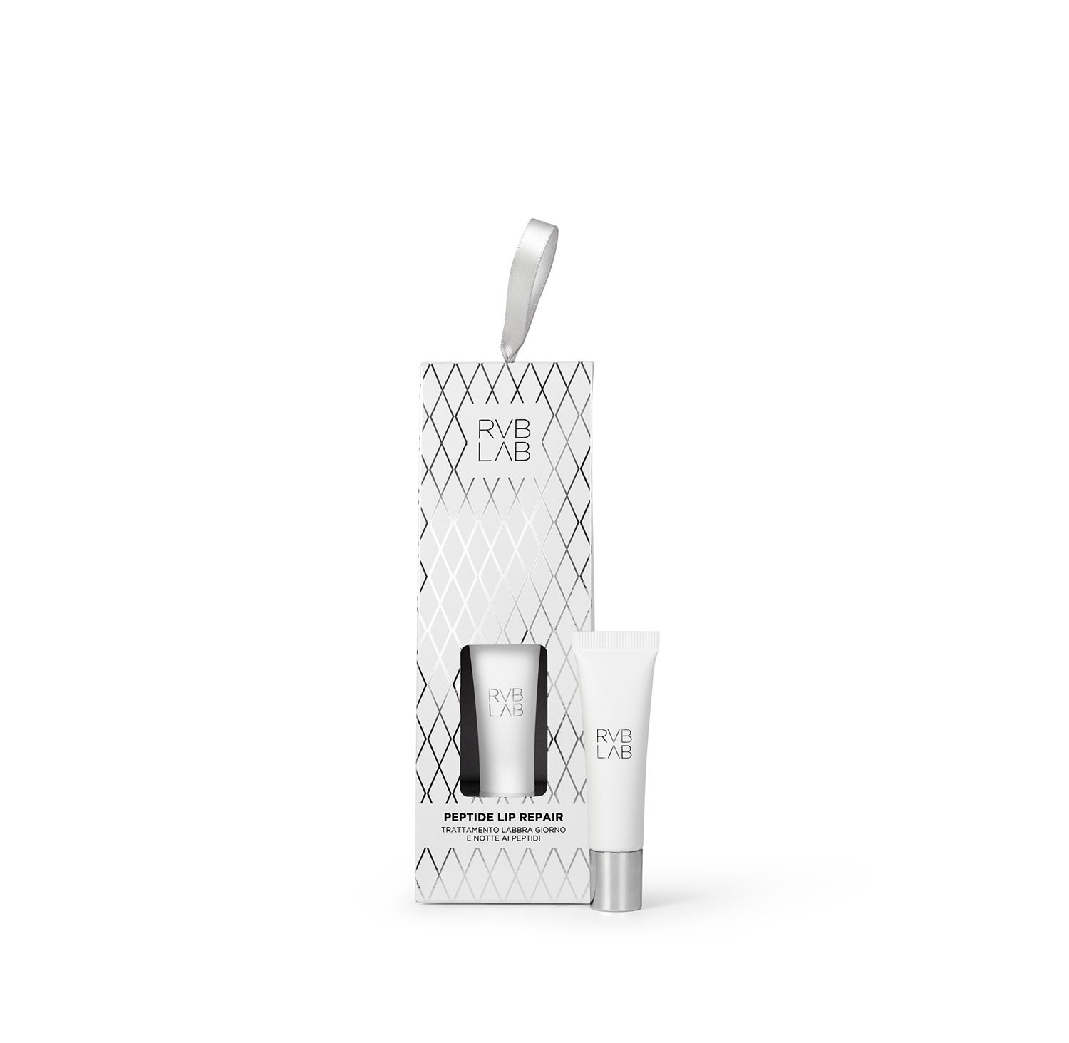 Peptide-lip-repair-kit-1 Päivä- ja yökäyttöön tarkoitettu intensiivinen peptidihuulihoito erityisen kuiville huulille.